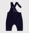 Babies' long-leg dungarees in plain corduroy SOIR