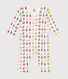 Babies' printed cotton footless pyjama suit
