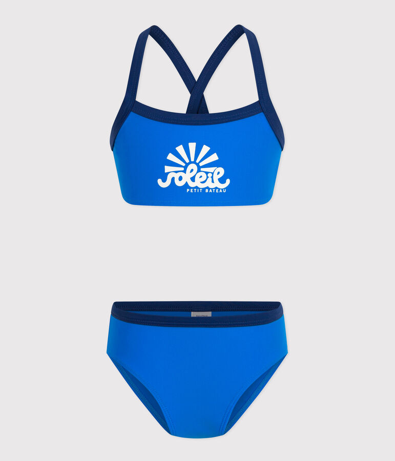 Girls' Two-Piece Swimsuit blue