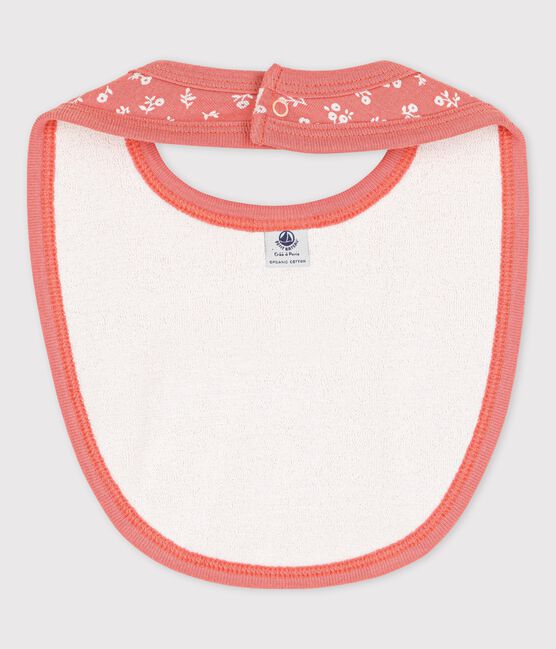 Organic Cotton Baby Bib PAPAYE pink/MARSHMALLOW