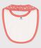 Organic Cotton Baby Bib PAPAYE pink/MARSHMALLOW