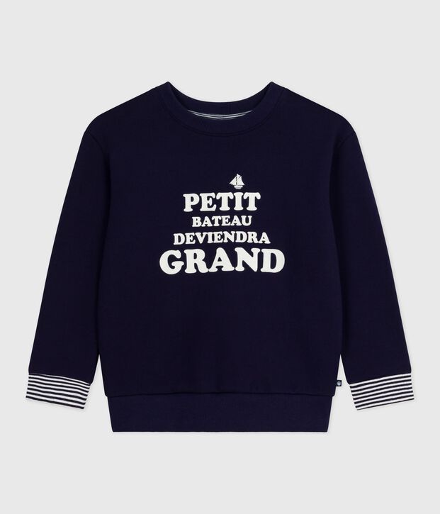 Children's printed cotton sweatshirt SOIR