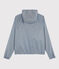 Women's 3 in 1 windbreaker made from recycled materials SMOKING blue/MARSHMALLOW white