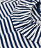 Babies' Striped Short-Sleeved Slub Jersey Blouse MEDIEVAL blue/MARSHMALLOW white