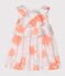 Baby Girls' Printed Satin Dress VIENNE pink/MULTICO white
