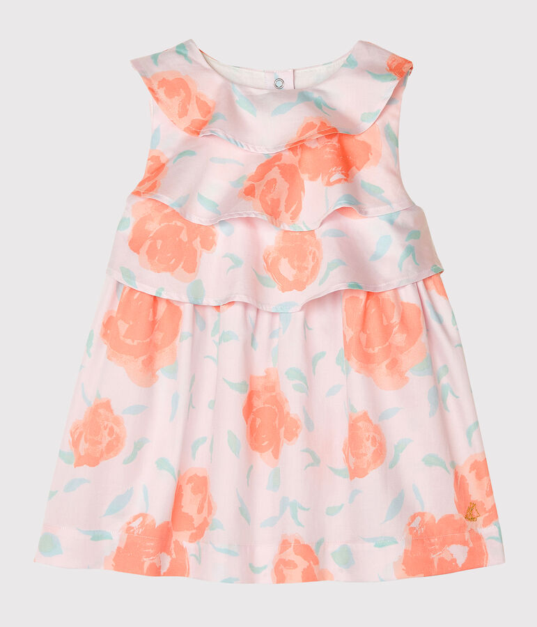 Baby Girls' Printed Satin Dress pink/multicolor