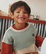Boys' Colourblock Fleece Sweatshirt
