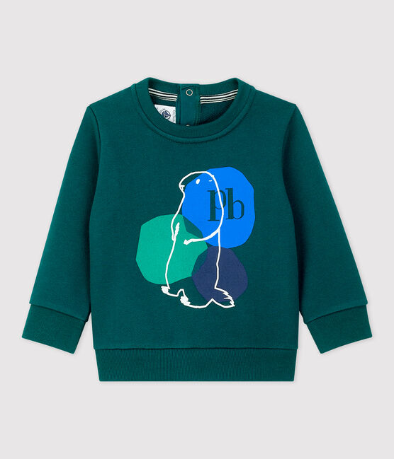 Babies' Fleece Sweatshirt PINEDE green