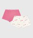 Pack of horse-print cotton shorties for children