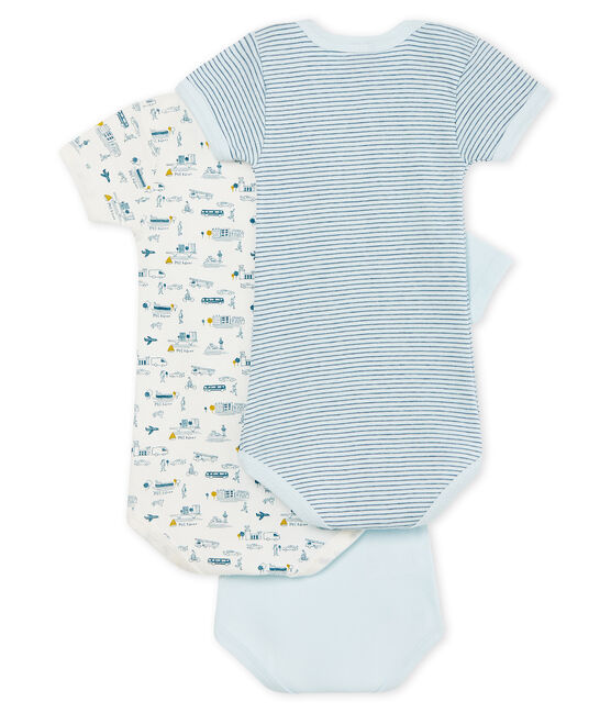 Baby Boys' Short-Sleeved Bodysuit - Set of 3 variante 1