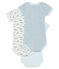 Baby Boys' Short-Sleeved Bodysuit - Set of 3 variante 1