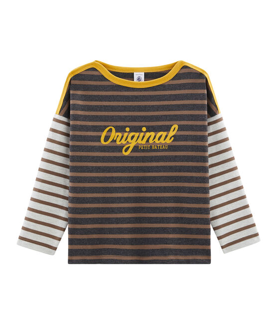 Boys' Sailor Top CITY black/COCOA brown