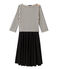 Women's trompe l'oeil dress COQUILLE beige/SMOKING blue