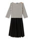 Women's trompe l'oeil dress