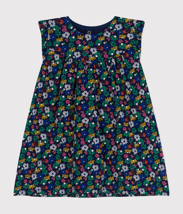 Babies' Sleeveless Jersey Dress blue/multicolor