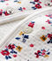 Baby girl's tubular knit cardigan MARSHMALLOW white/MULTICO white