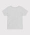 Children's short-sleeved printed cotton T-shirt BELUGA CHINE grey