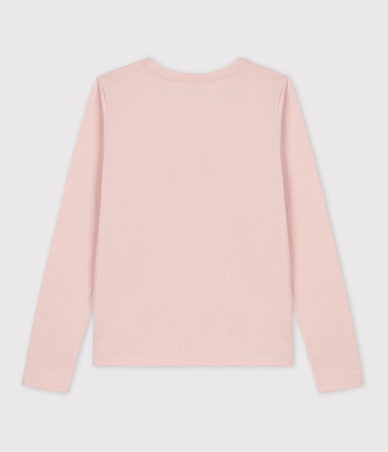 Women's Warm Iconic Round Neck Cotton T-Shirt SALINE pink