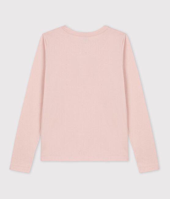 Women's Warm Iconic Round Neck Cotton T-Shirt SALINE pink