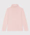 Cotton roll neck top for girls or boys SALINE pink