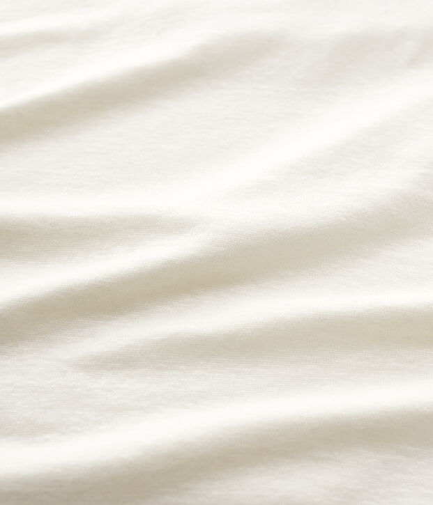 Women's Plain Linen T-Shirt white