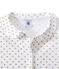 Girl's shortie pyjamas ECUME white/DORE yellow