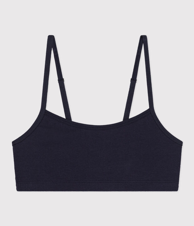 Women's Cotton and Elastane Bralette SMOKING