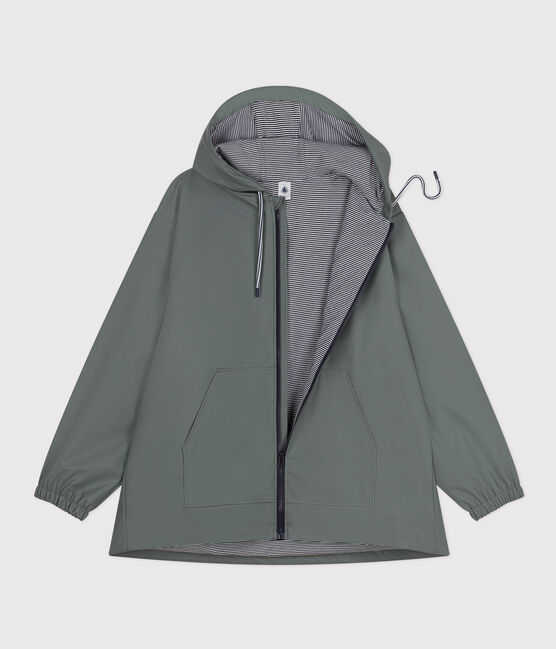 Women's short raincoat THUYA green