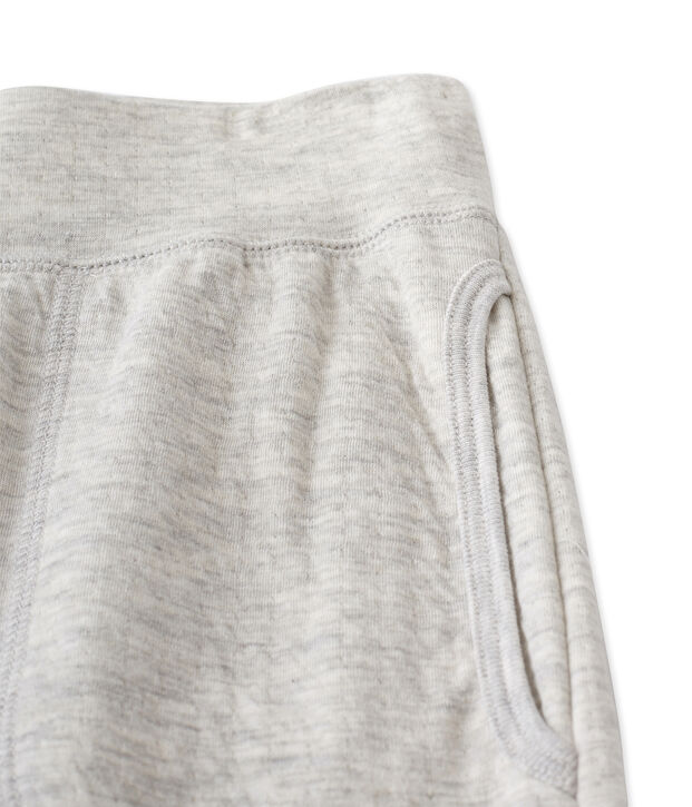 Women's leggings in an extra-fine tube knit grey