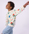 Children's printed cotton sweatshirt Ecru/multicolor