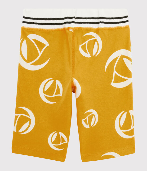 Boys' Knit Bermuda Shorts yellow/white