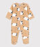 Fleece onesie for baby TRENCH /MULTICO