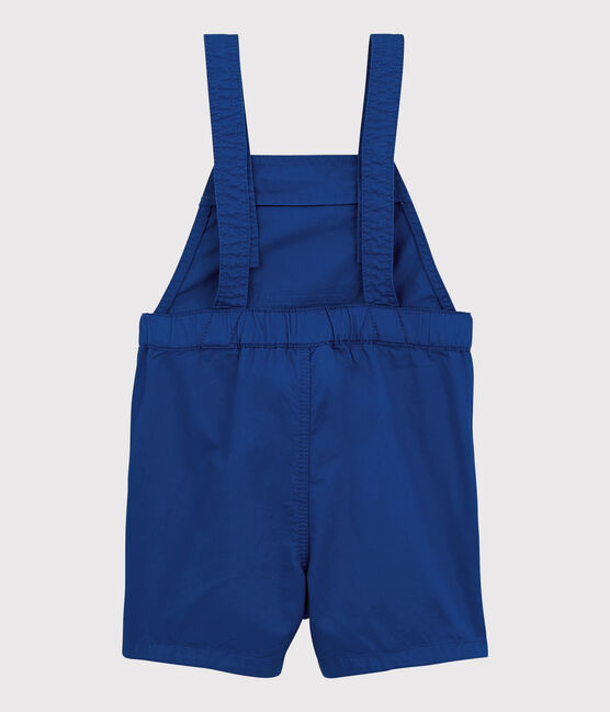 Baby Boys' Fancy Serge Dungaree Shorts SURF blue