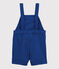Baby Boys' Fancy Serge Dungaree Shorts SURF blue