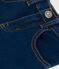 Girls' slim fit denim trousers DENIM BLEU blue