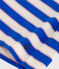 Children's short-sleeved stripy cotton T-shirt AVALANCHE white/MULTICO