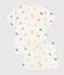 Children's printed cotton pyjamas MARSHMALLOW white/MULTICO white