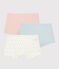 Girls' Mini Stars Pattern Organic Cotton Hipsters - 3-Pack variante 1