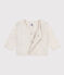Babies' Quilted Tube Knit Cardigan MONTELIMAR CHINE beige