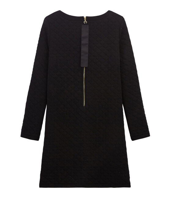 Women's Tube-Knit Shift Dress NOIR black/DORE yellow