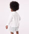 Babies' plain cotton shirt ECUME white