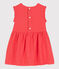 Babies' Sleeveless Linen Dress JUPITER orange