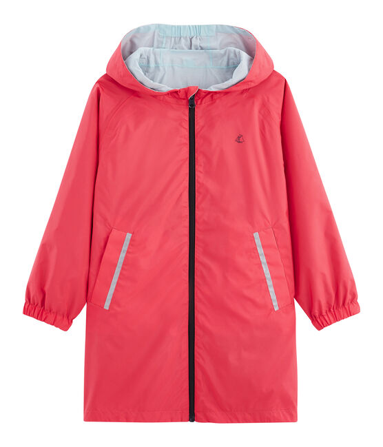 Unisex Children's Warm Reversible Windbreaker GROSEILLER pink/CRYSTAL blue