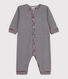 Babies' Striped Footless Cotton Sleepsuit