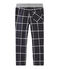 Boys' Checked Knit Trousers CITY black/SMOKING blue/MARSHMALLOW
