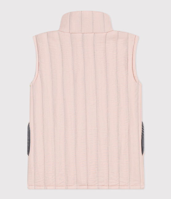 Children's unisex tube knit bodywarmer SALINE pink