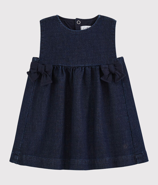Baby Girls' Denim Fleece Dress JEANS blue