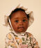 Baby Girls' Textured Floppy Hat MARSHMALLOW white