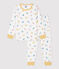 Unisex Animal Print Fleece Pyjamas MARSHMALLOW white/MULTICO white