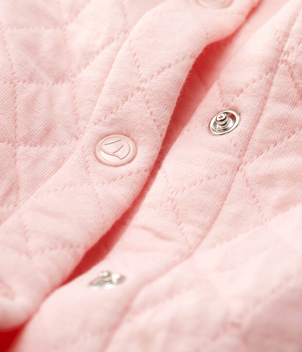 Girls' Tube Knit Cardigan pink